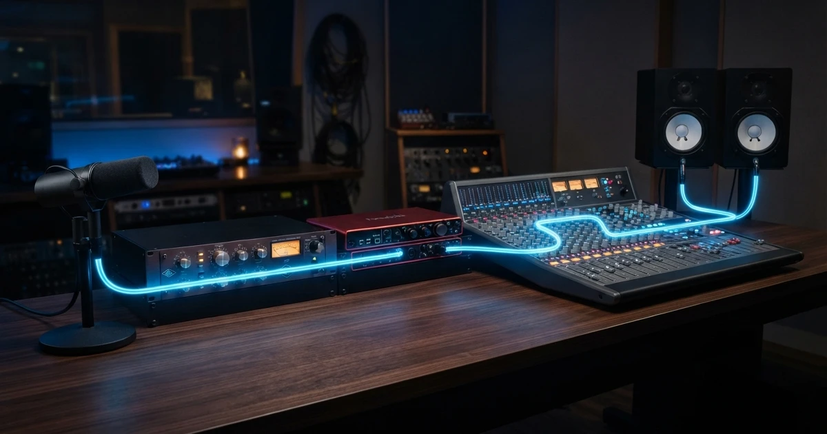 Audio Signal Flow Diagram: Map Your Recording Chain from Mic to Master
