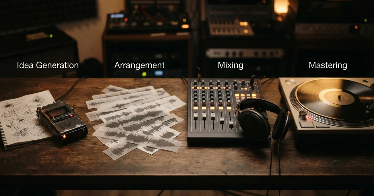 Music Production Workflow: From Song Idea to Final Master