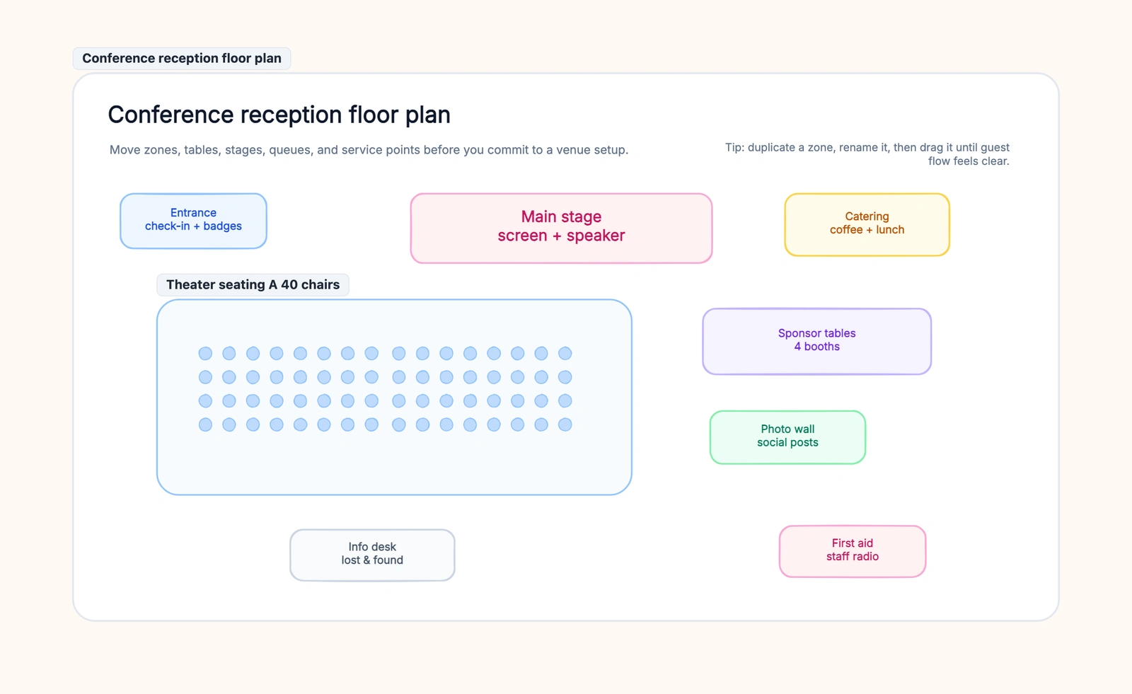 Event Floor Plan Template