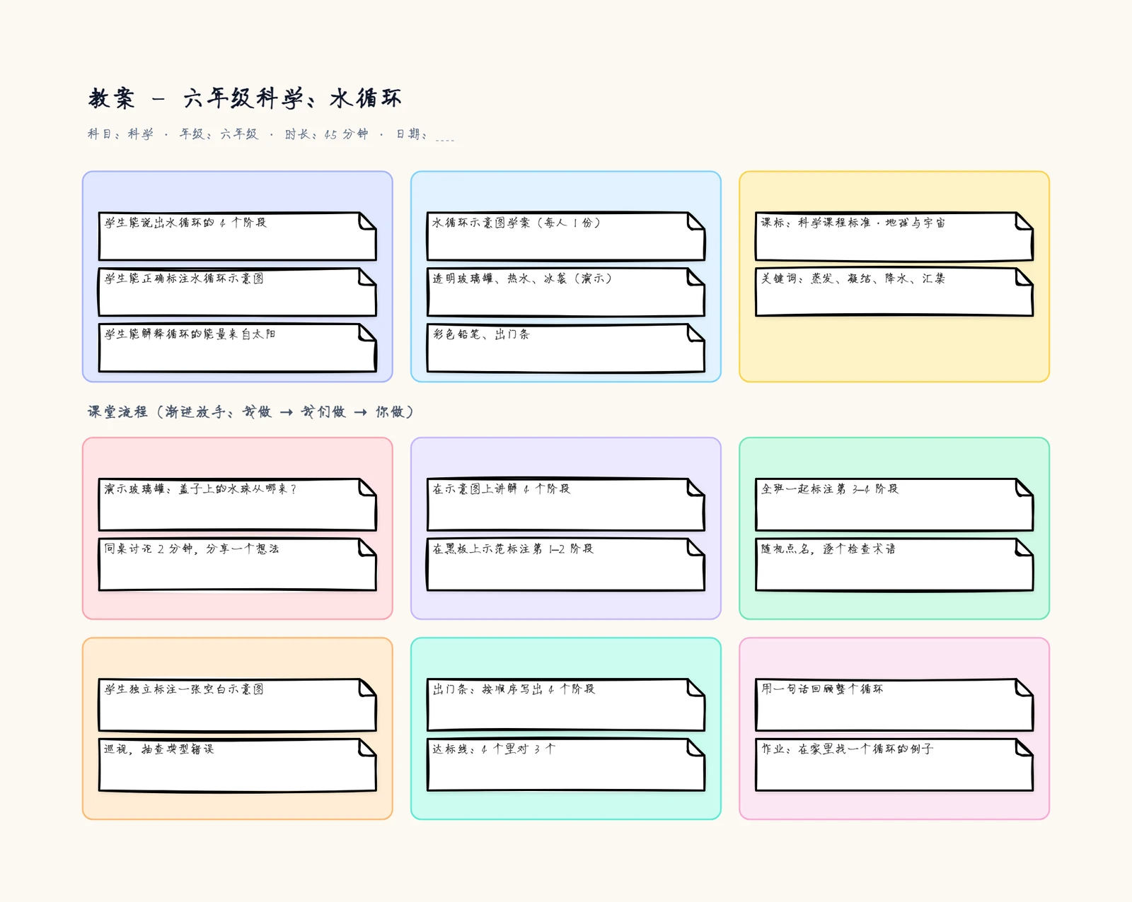 教案模板