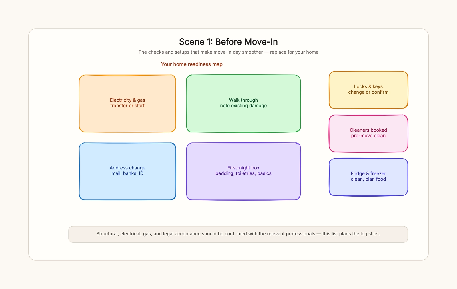 New Home Checklist Template