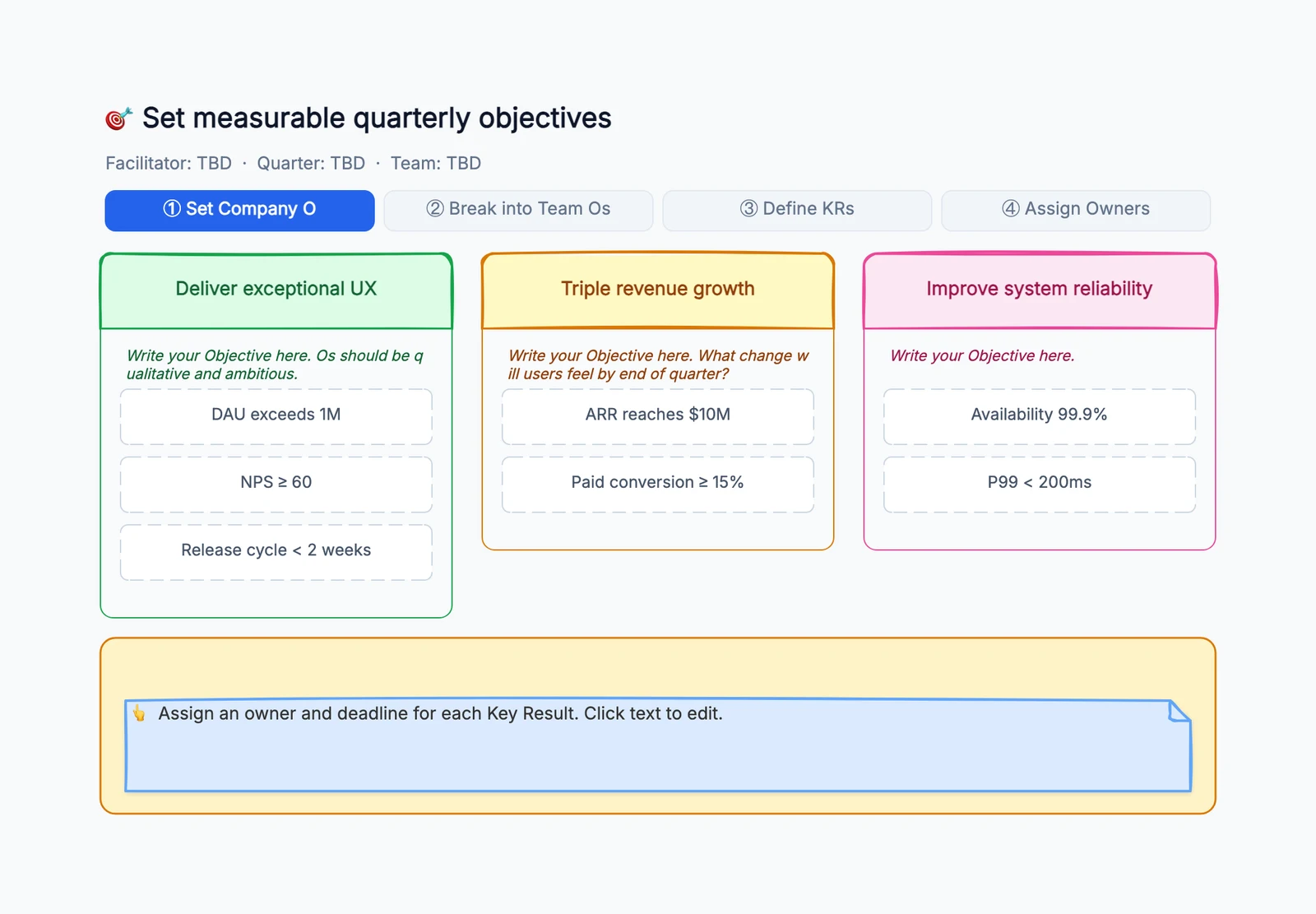 OKR Planning